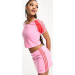 T-shirt courts adidas Originals roses Taille S pour femme 