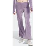 Leggings adidas Originals violets en velours Taille S pour femme 