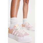 Baskets basses adidas Originals blanches en caoutchouc Pointure 40 look casual pour femme en promo 