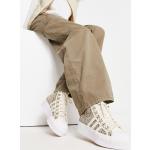 Baskets adidas Originals blanches en cuir imprimées à lacets Pointure 41,5 look casual pour femme en promo 