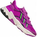 Baskets à lacets adidas Originals Ozweego violettes à rayures en cuir légères Pointure 36,5 classiques pour femme 
