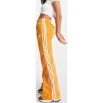 Pantalons taille élastique adidas Originals orange en velours Taille XL coupe slim pour femme en promo 