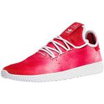 Chaussures de sport adidas Pharrell Williams Tennis HU rouges respirantes Pointure 42 look fashion pour homme 