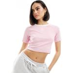 T-shirt courts adidas Originals rose pastel à manches courtes Taille S classiques pour femme en promo 