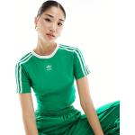 T-shirt courts adidas Originals verts à manches courtes Taille L look casual pour femme 