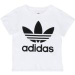 T-shirts à col rond adidas Originals blancs en coton Taille 7 ans pour fille de la boutique en ligne Yoox.com avec livraison gratuite 