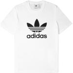 T-shirts col rond adidas Originals blancs à manches courtes à col rond Taille XL classiques pour homme en promo 