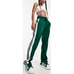 Pantalons taille haute adidas Originals verts Taille L pour femme en promo 