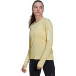 Maillots de running adidas Own The Run beiges nude à manches longues Taille XL look fashion pour femme 