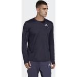 Maillots de running adidas Own The Run beiges nude à manches longues Taille XXL look fashion pour homme 
