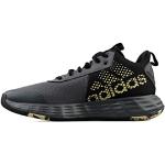 adidas Homme Ownthegame Shoes Sneaker, Grey Five/Matte Gold/Core Black, Fraction_45_and_1_Third EU
