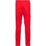 Pantalons taille élastique adidas Beckenbauer rouges en coton mélangé éco-responsable coupe regular pour homme 