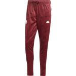 Pantalons taille élastique rouges en polyester Taille XS 