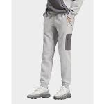Pantalons taille élastique gris en coton mélangé inspirations zen Taille M look fashion pour homme 