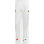 Pantalons taille élastique adidas Olympique Lyonnais blancs Olympique Lyonnais Taille S look fashion 