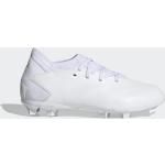 Chaussures de football & crampons adidas Performance blancs cassés en fibre synthétique à lacets Pointure 35 look fashion pour enfant 