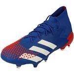 adidas Predator Mutator 20.1 FG Chaussures de Football à Crampons pour Homme, Bleu Roi Blanc Rouge Eg1600, 39 1/3 EU