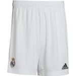 Shorts de football adidas blancs en polyester Real Madrid Taille M classiques 