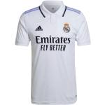 Maillots de sport adidas blancs en polyester Real Madrid respirants à manches courtes Taille 3 XL look fashion 