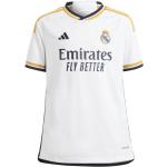 Maillots Real Madrid adidas blancs en polyester Real Madrid respirants pour fille de la boutique en ligne 11teamsports.fr 