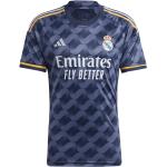 Maillots de sport bleus en polyester Real Madrid respirants Taille XS 