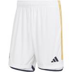Shorts de football adidas blancs en polyester Real Madrid respirants Taille M 