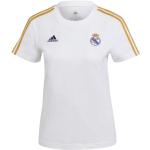 T-shirts adidas blancs Real Madrid Taille XL look fashion pour femme 