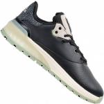Chaussures de golf adidas Golf noires en cuir synthétique à lacets Pointure 40,5 pour homme 