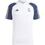 T-shirts adidas blancs Real Madrid Taille XL classiques pour homme 