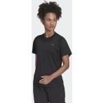 T-shirts longs adidas Run It blancs en polyester à col rond Taille XS look fashion pour femme 
