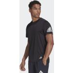 Maillots de running adidas Run It beiges nude à manches courtes Taille L look fashion pour homme 