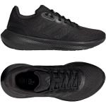 Chaussures de running adidas Runfalcon noires en caoutchouc respirantes Pointure 37,5 pour femme 