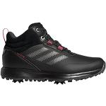 Chaussures de golf adidas Golf roses en caoutchouc imperméables Pointure 37,5 look fashion pour femme en promo 
