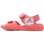 Sandales adidas roses Pointure 34 avec un talon jusqu'à 3cm pour enfant en promo 