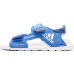 Sandales adidas bleues Pointure 34 avec un talon jusqu'à 3cm pour enfant en promo 