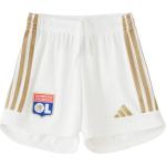 Shorts adidas Olympique Lyonnais blancs en polyester enfant Olympique Lyonnais look sportif 