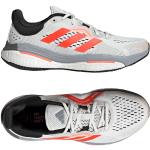 Chaussures de running adidas Solar blanches en fil filet respirantes Pointure 45,5 pour homme en promo 