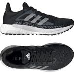Chaussures de running adidas Solar noires en fil filet respirantes Pointure 36 pour femme en promo 