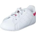 Adidas Stan Smith Crib, Chaussures Bébé marche bébé fille, Blanc (Ftwr White/Ftwr White/Bold Pink), 21 EU (18-24 Mois Bébé UK)