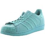 Baskets semi-montantes adidas Superstar turquoise Pointure 36,5 look casual pour femme 