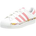Baskets adidas Superstar blanches vintage Pointure 38,5 look casual pour enfant 