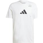 T-shirts adidas blancs en coton mélangé Taille XXL look sportif pour femme 