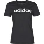 T-shirts adidas noirs Taille XS pour femme en promo 