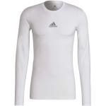 Vêtements de sport adidas Techfit blancs en polyester respirants Taille XXL pour homme en promo 