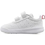 Chaussures de sport adidas Tensaur blanches à scratchs Pointure 26,5 look fashion pour enfant 