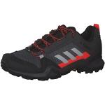 adidas Homme Terrex AX3 Hiking Shoes Chaussure de Trail, Solid Grey One/Red, Fraction_38_and_2_Thirds EU