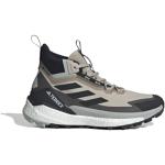 Chaussures de randonnée adidas Terrex Free Hiker beiges en fil filet en gore tex à lacets Pointure 42 pour homme 