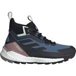 Chaussures de randonnée adidas Terrex Free Hiker bleues en fil filet en gore tex légères Pointure 36,5 pour femme 
