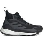 Chaussures de randonnée adidas Terrex Free Hiker noires en fil filet éco-responsable à lacets pour homme en promo 