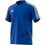 T-shirts adidas Tiro bleus en polyester respirants à manches courtes Taille XS pour homme en promo 
